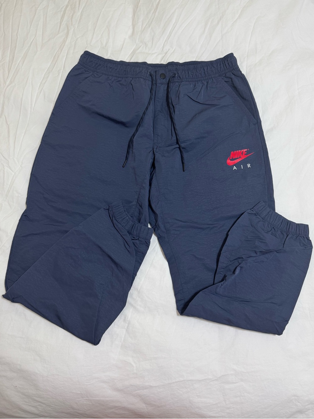 Nike Air Men's Dark Blue Drawstring Track Pants